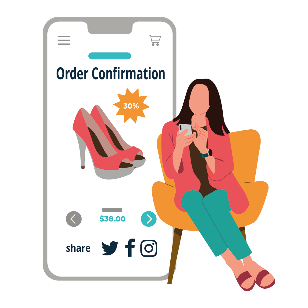 order confirmation on phone